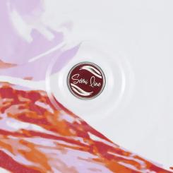 Чемодан Semi Line 20" S T5654-1 White/Red Print Фото 8