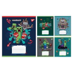 Тетрадь Yes Minecraft Heroes А5 12 листов клетка Фото