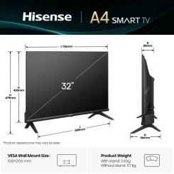 Телевизор Hisense 32A4Q Фото 4