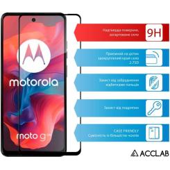 Стекло защитное ACCLAB Full Glue Moto G04 Black Фото 2
