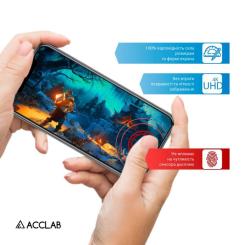 Стекло защитное ACCLAB Full Glue Moto G04 Black Фото 5