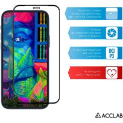 Стекло защитное ACCLAB Full Glue Samsung S21 (G991) Black Фото 4