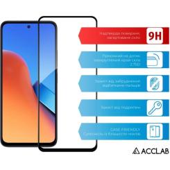 Стекло защитное ACCLAB Full Glue Xiaomi Redmi 13 Black Фото 2