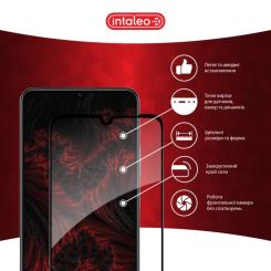 Стекло защитное Intaleo Full Glue Realme Note 60X Black Фото 2