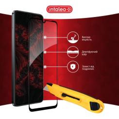 Стекло защитное Intaleo Full Glue Realme Note 60X Black Фото 4