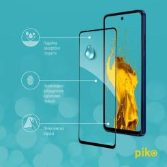 Стекло защитное Piko Full Glue MOTO G04s Black Фото 3