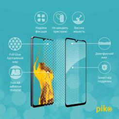 Стекло защитное Piko Full Glue Realme Note 60 Black Фото 2