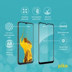 Стекло защитное Piko Full Glue Tecno Spark 7 Black Фото 2