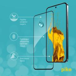 Стекло защитное Piko Full Glue Xiaomi 14 Black Фото 3