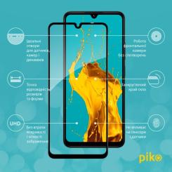 Стекло защитное Piko Full Glue Xiaomi Redmi 14C Black Фото 1