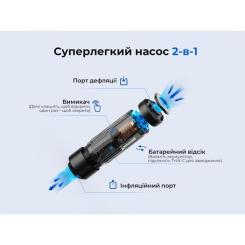 Насос для надувной мебели Flextail Zero Pump, чорний Фото 7