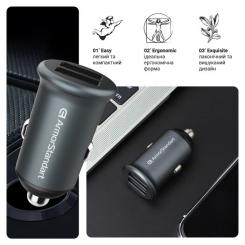 Зарядное устройство Armorstandart 2xUSB QC3.0 Grey + cable Lightning Фото 3
