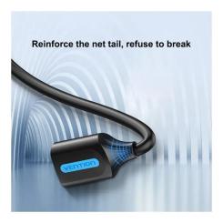 Дата кабель Vention USB 2.0 AM/AF 2.0m black Фото 5