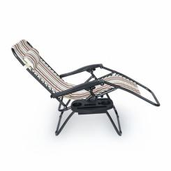 Кресло складное Voltronic 1800х650х1150мм Brown/White Фото 1