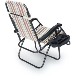 Кресло складное Voltronic 1800х650х1150мм Brown/White Фото 2