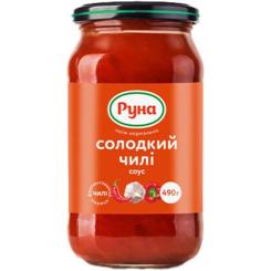 Соус Руна Солодкий чилі стерилізований 490 г Фото