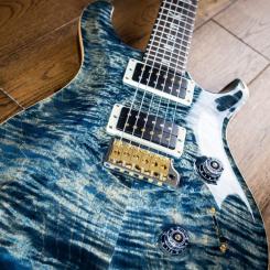 Электрогитара PRS Custom 24 10 Top Faded Whale Blue Фото 11