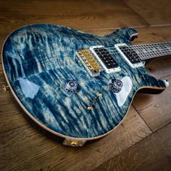 Электрогитара PRS Custom 24 10 Top Faded Whale Blue Фото 5