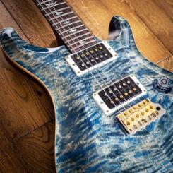 Электрогитара PRS Custom 24 10 Top Faded Whale Blue Фото 7