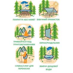 Дождевик 2E Тип 1, зелений Фото 6