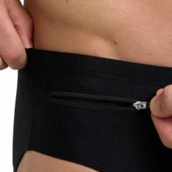 Плавки Arena Zip Brief 9Cm 006259-500 чорний 80 Фото 3