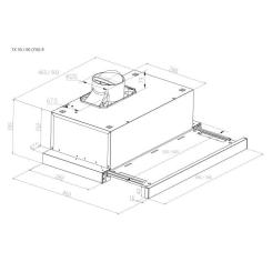 Вытяжка кухонная Pyramida TX 50 (750) R IX Фото 3