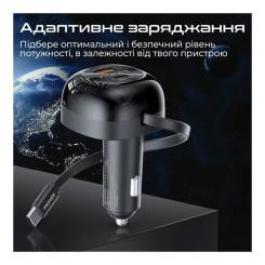 Зарядное устройство Promate 62W USB-C cable + USB-A/USB-C ports Фото 4