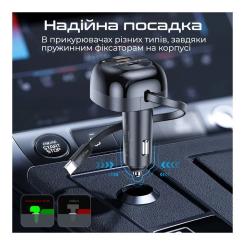 Зарядное устройство Promate 62W USB-C cable + USB-A/USB-C ports Фото 6