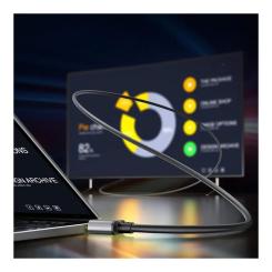 Кабель мультимедийный XO HDMI M to HDMI M 3.0m V2.0 black Фото 6