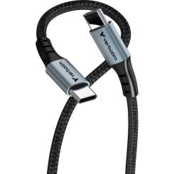 Дата кабель Verbatim USB-C to USB-C 1.2m 60W black Фото 1