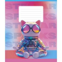 Тетрадь Школярик 12 аркушів клітинка Фото 3