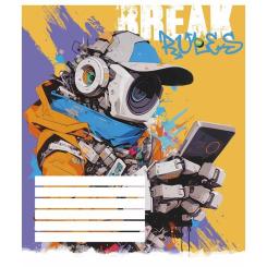 Тетрадь Школярик Break the rules 18 аркушів клітинка Фото