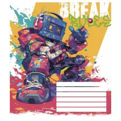 Тетрадь Школярик Break the rules 18 аркушів клітинка Фото 1