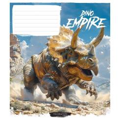 Тетрадь Школярик Dino empire 18 аркушів лінія Фото 4