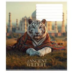 Тетрадь Школярик Ancient wildlife 24 аркуша клітинка Фото 1