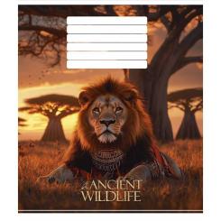 Тетрадь Школярик Ancient wildlife 24 аркуша клітинка Фото 3