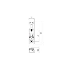 Бридж для гитары Paxphil BB115 Black Фото 2
