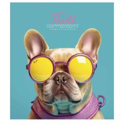 Тетрадь Школярик Think different 96 аркушів лінія Фото 2