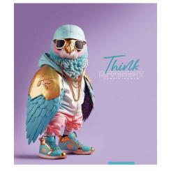 Тетрадь Школярик Think different 96 аркушів лінія Фото 4