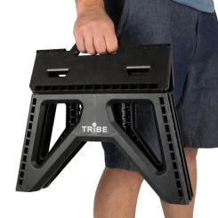 Стул складной Tribe Camp Chair Low пластиковий Black Фото 7