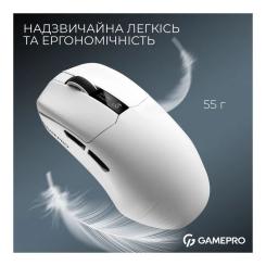 Мышка GamePro Asgard Thor Wireless/Bluetooth/USB White Фото 5