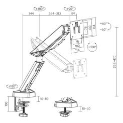 Кронштейн OfficePro MAG200G Фото 1