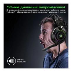 Наушники Vertux Bogota 7.1 USB Black Фото 1