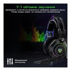 Наушники Vertux Bogota 7.1 USB Black Фото 2