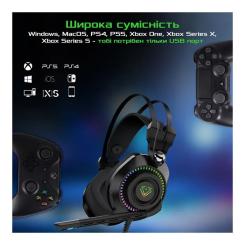 Наушники Vertux Bogota 7.1 USB Black Фото 4