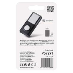 Кнопка звонка EMOS wireless button for P5727T Фото 3