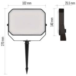 Прожектор EMOS ZIW181R 4 Вт RGBIC WIFI Фото 8
