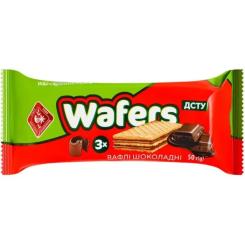 Вафли Житомирські ласощі з начинкою Wafers шоколадні 50 г Фото