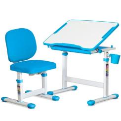 Парта со стулом Evo-kids Evo-06 Plus Blue Фото