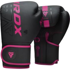 Боксерские перчатки RDX F6 Matte Pink 8 унцій Фото 1